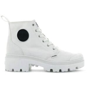 Palladium Pallabase Twill Star White Hi Top Boots Size 10